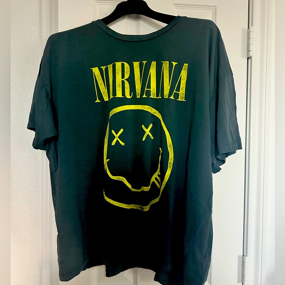 Daydreamer Black and Yellow Iconic Signature Nirvana Tee Soft Cotton